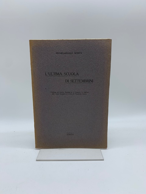 L'ultima scuola di Settembrini